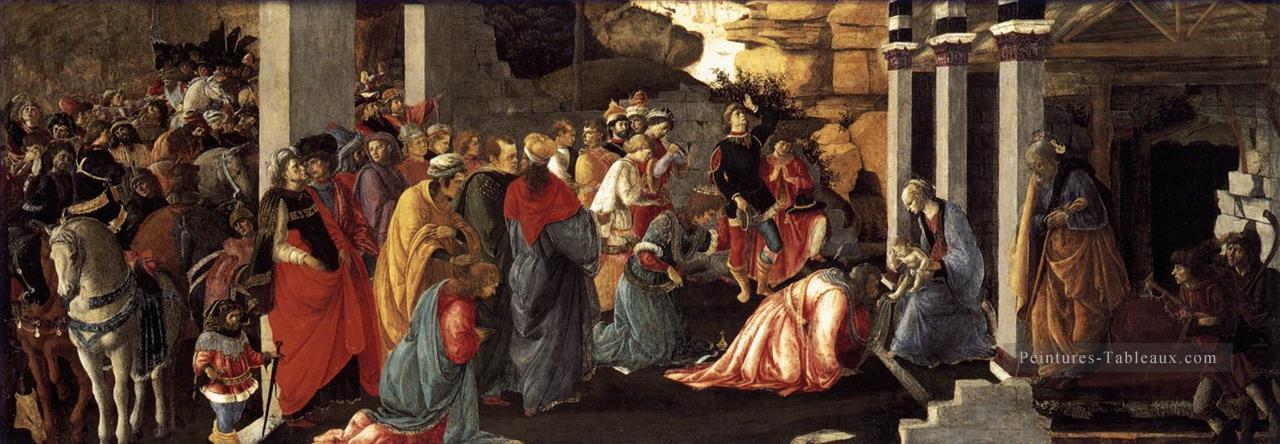 Adoration du mage Sandro Botticelli Peintures à l'huile